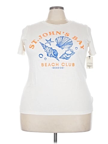 St. John's Bay Short Sleeve T-Shirt (view 1)