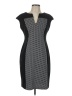 Connected Apparel Houndstooth Black Cocktail Dress Size 10 (petite) - photo 1