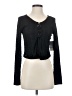 Bold Elements Black Long Sleeve Top Size S - photo 1