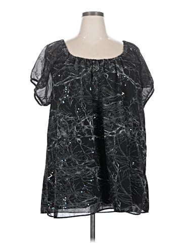 CALVIN KLEIN JEANS Short Sleeve Blouse (view 1)