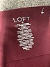 Ann Taylor LOFT Solid Burgundy Active Pants Size S - photo 7