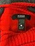 Aqua 100% Cashmere Solid Red Cashmere Pullover Sweater Size M - photo 7