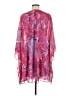Jennifer Lopez 100% Polyester Pink Kimono Size M - photo 2