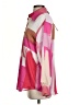 Beulah Style Color Block Pink 3/4 Sleeve Blouse Size S - photo 5
