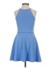 Sally Miller Solid Blue Cocktail Dress Size 10 - photo 2