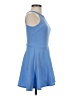 Sally Miller Solid Blue Cocktail Dress Size 10 - photo 4
