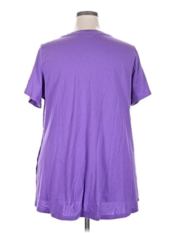 LOGO by Lori Goldstein Short Sleeve Top (view 2)