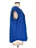 Daniel Rainn 100% Polyester Blue Short Sleeve Blouse Size L - photo 4