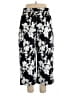 Natori 100% Cotton Floral Black Casual Pants Size 14 - photo 1