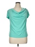 Sunny Leigh Teal Short Sleeve Top Size XL - photo 1