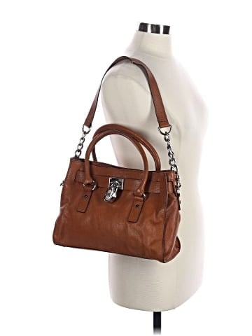 MICHAEL Michael Kors Leather Satchel (view 2)