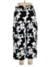 Natori 100% Cotton Floral Black Casual Pants Size 14 - photo 2