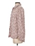 Billy T 100% Lyocell Animal Print Pink Long Sleeve Blouse Size S - photo 5