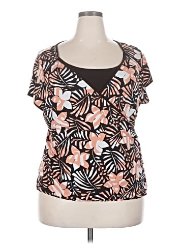 NY Collection Short Sleeve Top (view 1)