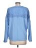 Francesca's Blue Sweatshirt Size L - photo 2