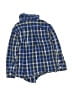 Janie and Jack 100% Cotton Plaid Blue Long Sleeve Button-Down Shirt Size 18-24 mo - photo 2