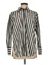 Banana Republic Stripes Gray Long Sleeve Button-Down Shirt Size M - photo 1