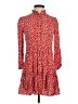 J.Crew 100% Viscose Hearts Red Casual Dress Size XXS (petite) - photo 1