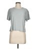 Active by Old Navy Metallic Silver Short Sleeve T-Shirt Size M - photo 1