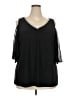 MSK Black Sleeveless Blouse Size 3X - photo 1