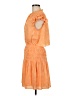 Current Air 100% Polyester Orange Casual Dress Size M - photo 5