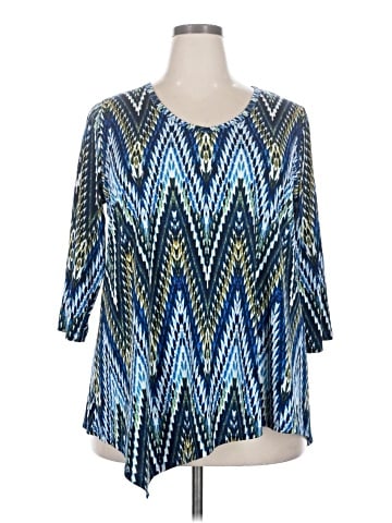 Karen Kane 3/4 Sleeve T-Shirt (view 1)