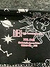 No Boundaries 100% Recycled Polyester Stars Black Casual Pants Size XXL - photo 4
