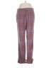 Free People Plaid Purple Casual Pants Size 2 - photo 1