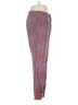 Free People Plaid Purple Casual Pants Size 2 - photo 4