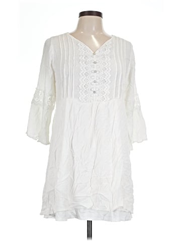 Indigo Rose 3/4 Sleeve Top (view 1)