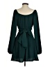 Altar'd State 100% Polyester Solid Teal Cocktail Dress Size S - photo 2