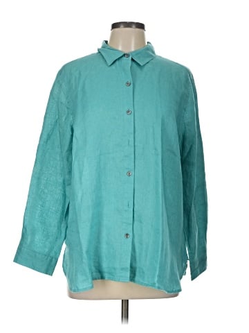 J.Jill 3/4 Sleeve Button-Down Shirt (view 1)