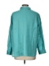 J.Jill Teal 3/4 Sleeve Button-Down Shirt Size Lg Petite - photo 2