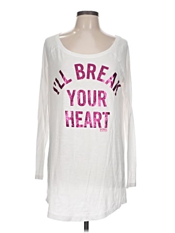 Victoria's Secret Pink 3/4 Sleeve T-Shirt (view 1)