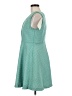 Alythea 100% Polyester Argyle Teal Casual Dress Size M - photo 5