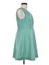 Alythea 100% Polyester Argyle Teal Casual Dress Size M - photo 4