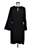Ann Taylor 100% Polyester Black Casual Dress Size 8 - photo 1