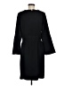Ann Taylor 100% Polyester Black Casual Dress Size 8 - photo 2