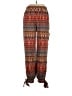Unbranded 100% Polyester Print Orange Casual Pants Size XL - photo 1