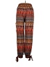 Unbranded 100% Polyester Print Orange Casual Pants Size XL - photo 2