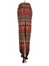 Unbranded 100% Polyester Print Orange Casual Pants Size XL - photo 5
