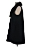 Talbots Black Faux Fur Vest Size XS - photo 5