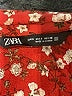 Zara Burgundy 3/4 Sleeve Blouse Size S - photo 7