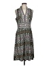 Wisp Paisley Gray Casual Dress Size 8 - photo 1