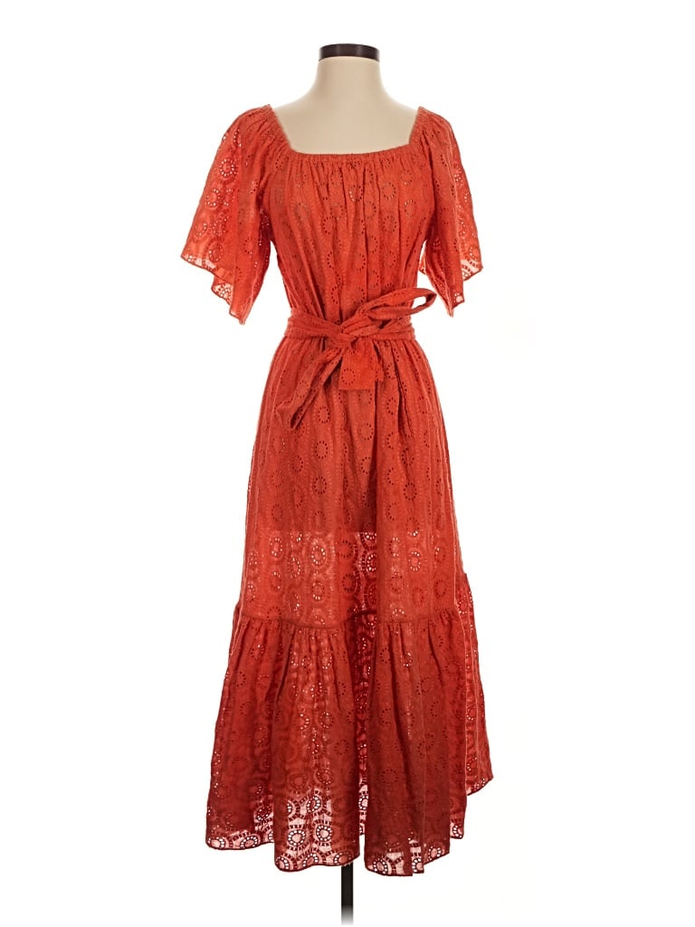 Pre-owned Rhode Casual Dress In Orange