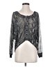 Self Esteem Gray 3/4 Sleeve Blouse Size S - photo 1
