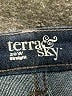Terra & Sky Chevron-herringbone Blue Jeans Size 20W - photo 4