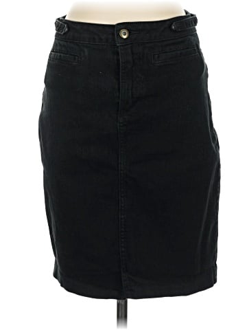 Pilcro and the Letterpress Denim Skirt (view 1)