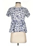 Bobeau 100% Polyester Blue Short Sleeve Blouse Size S - photo 1