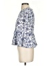 Bobeau 100% Polyester Blue Short Sleeve Blouse Size S - photo 5